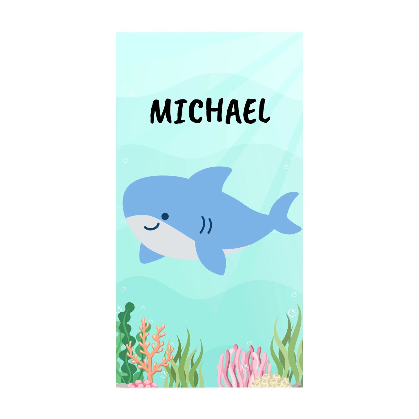 Ocean Friends Name Towel