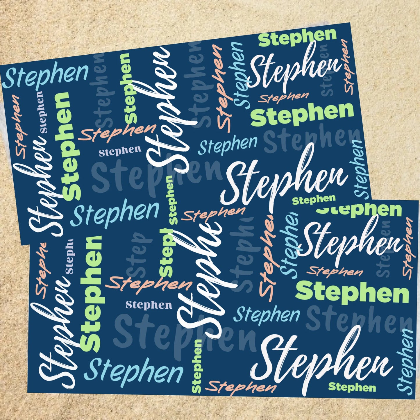 Beach Towel Blank - 30x60 - Horizontal Beach Enviro -2 towels