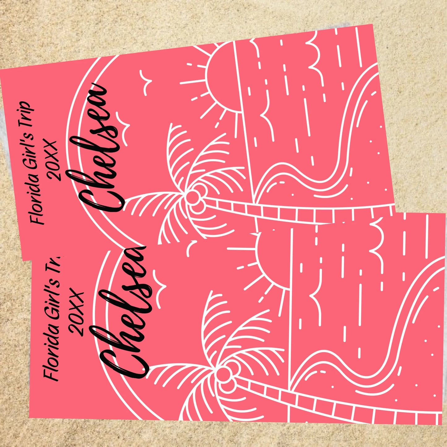 Beach Towel Blank - 30x60 - Horizontal Beach Enviro -2 towels