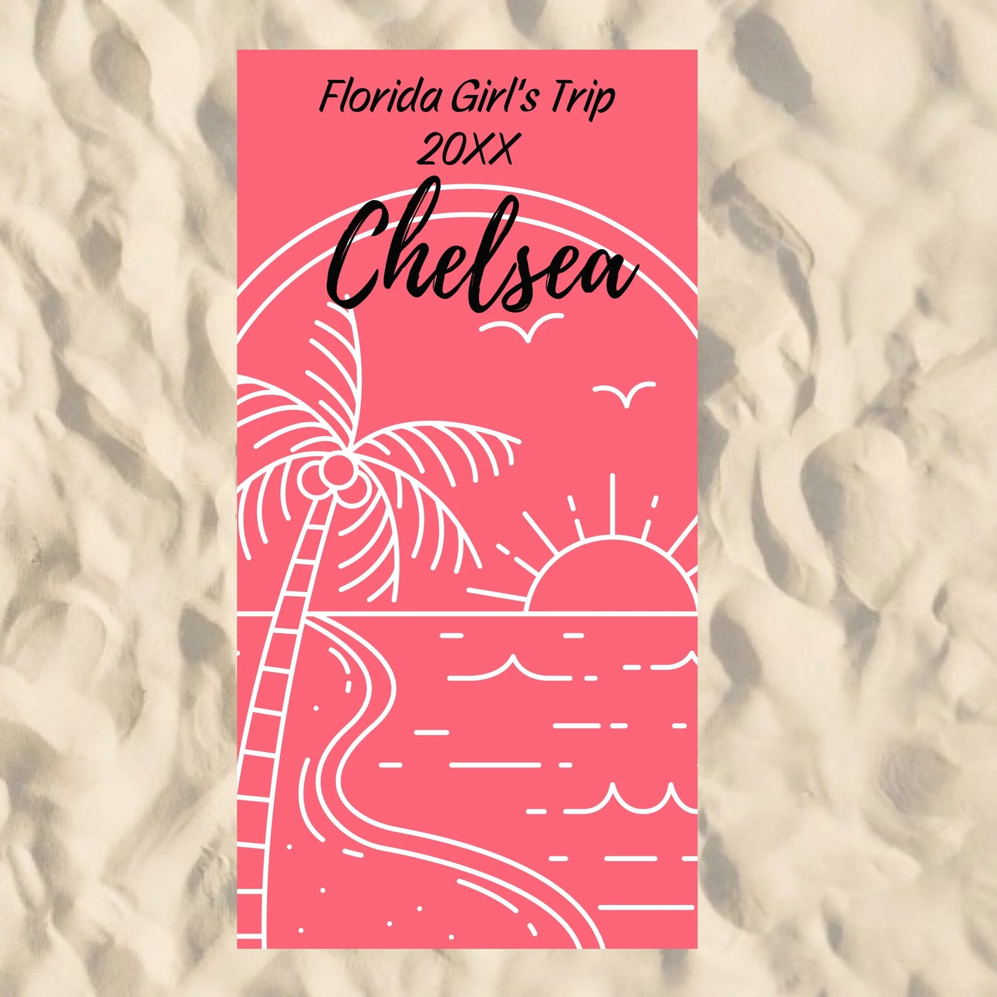 Beach Towel Blank - 30x60 - Horizontal Beach Enviro