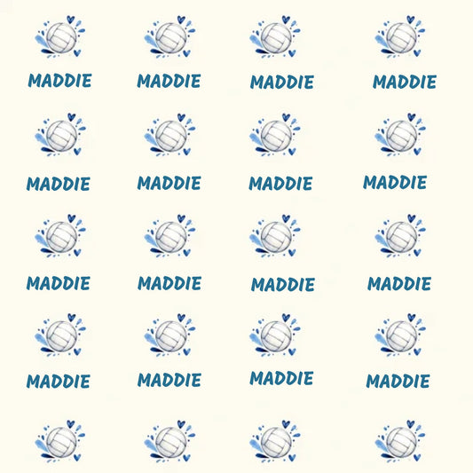 Personalized Volleyball Name Wrapping Paper