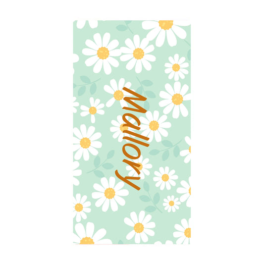 Field of Daisies Name Towel