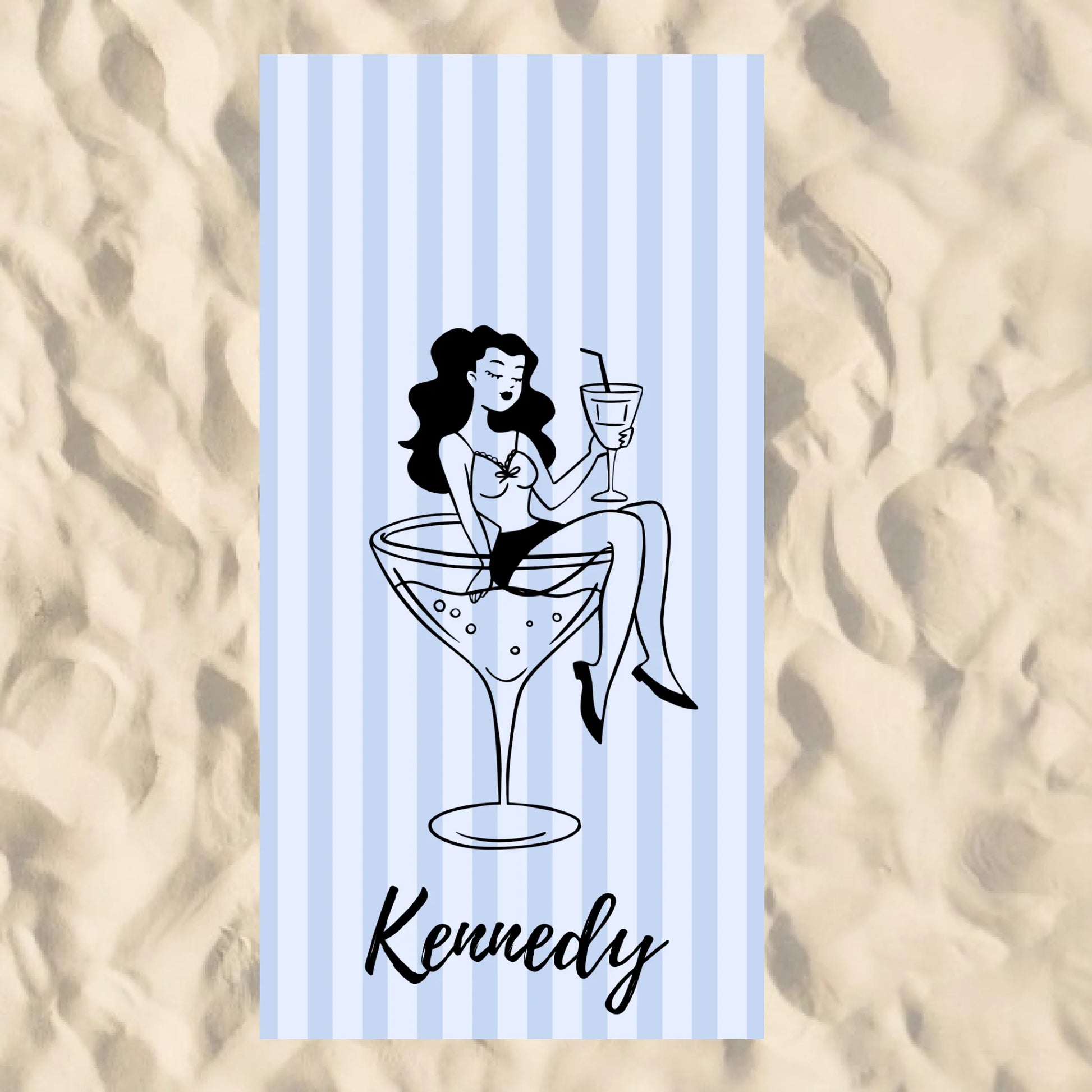 Beach Towel Blank - 30x60 - Horizontal Beach Enviro