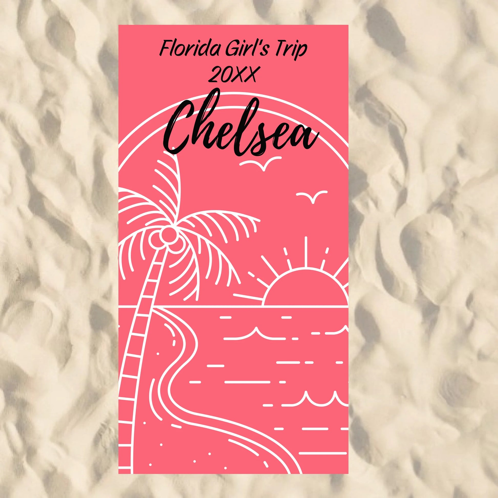 Beach Towel Blank - 30x60 - Horizontal Beach Enviro