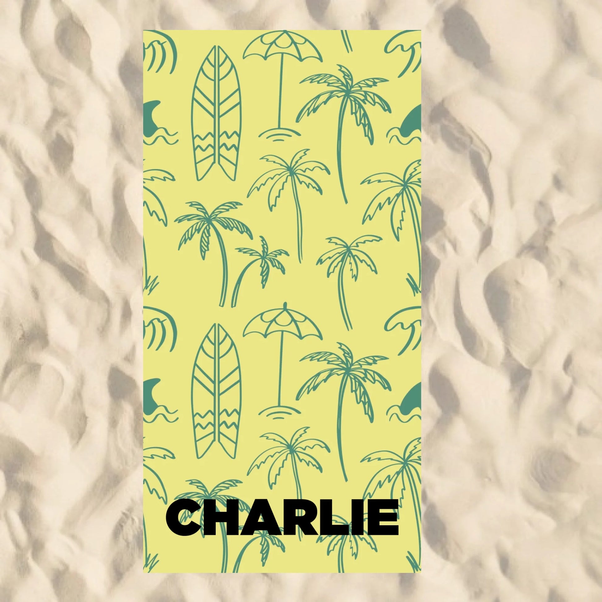 Beach Towel Blank - 30x60 - Horizontal Beach Enviro