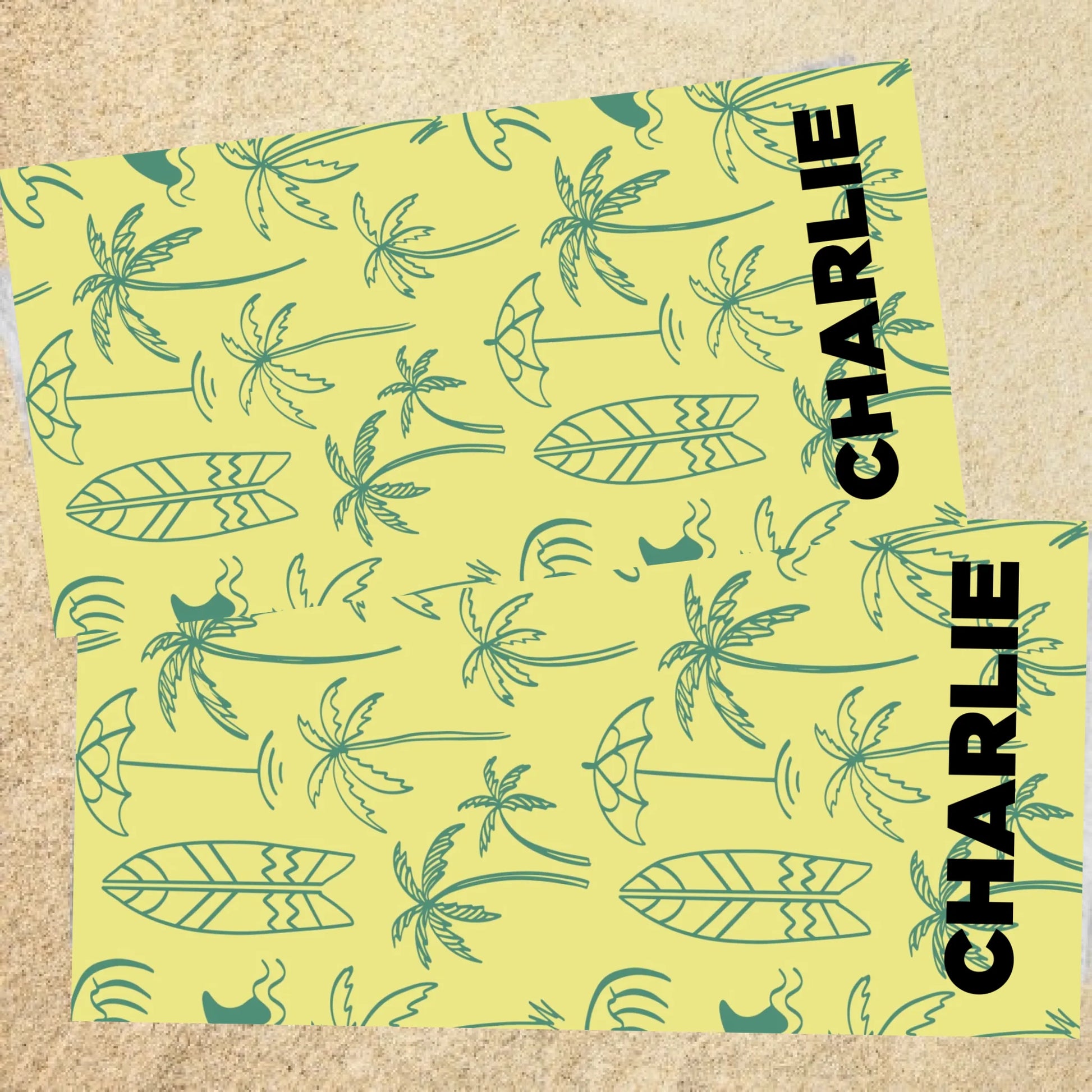 Beach Towel Blank - 30x60 - Horizontal Beach Enviro -2 towels