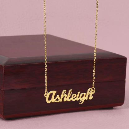 Gold Name Necklace 9