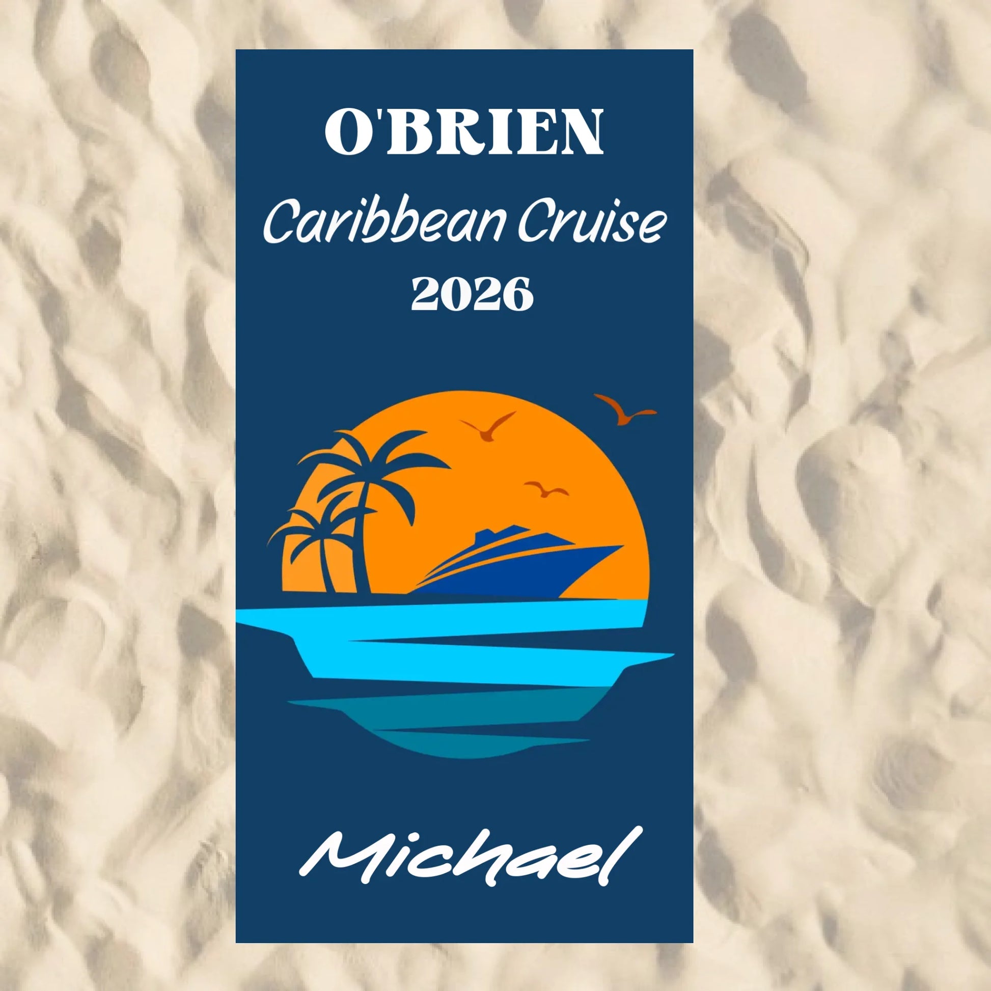 Beach Towel Blank - 30x60 - Horizontal Beach Enviro