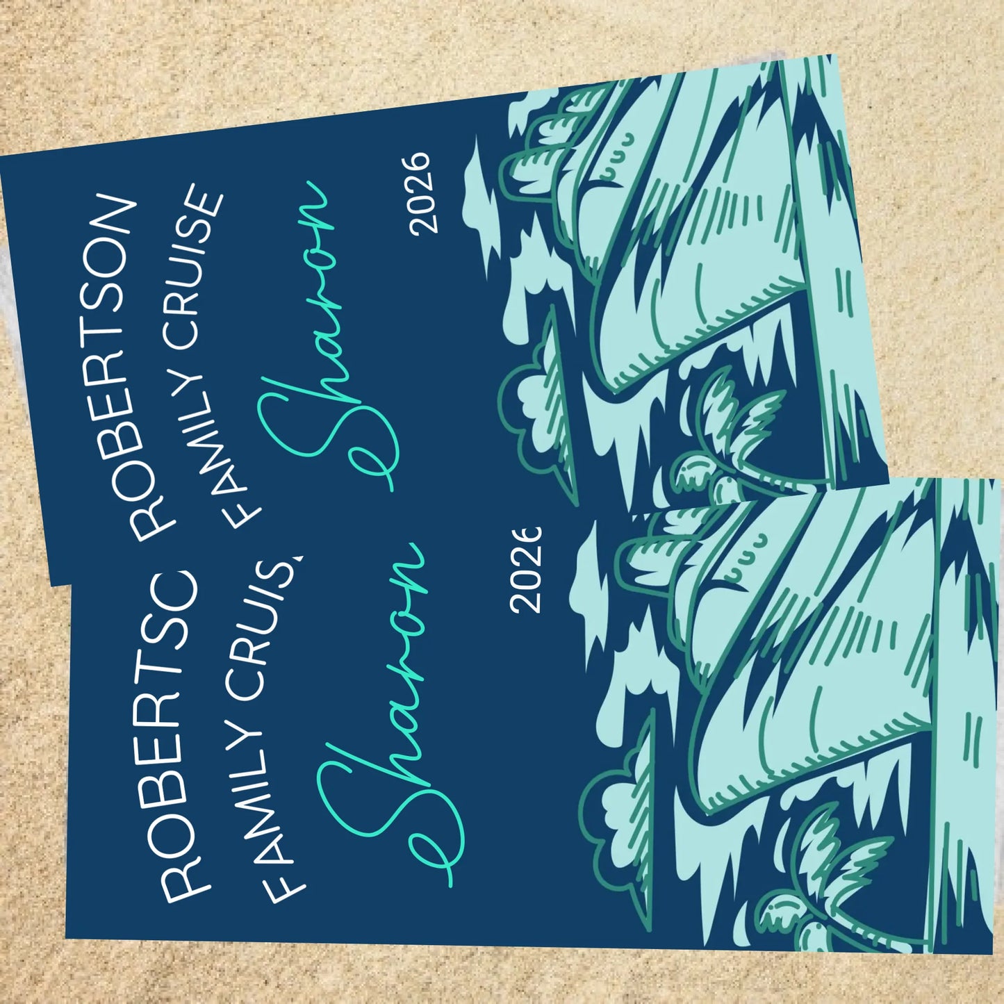 Beach Towel Blank - 30x60 - Horizontal Beach Enviro -2 towels