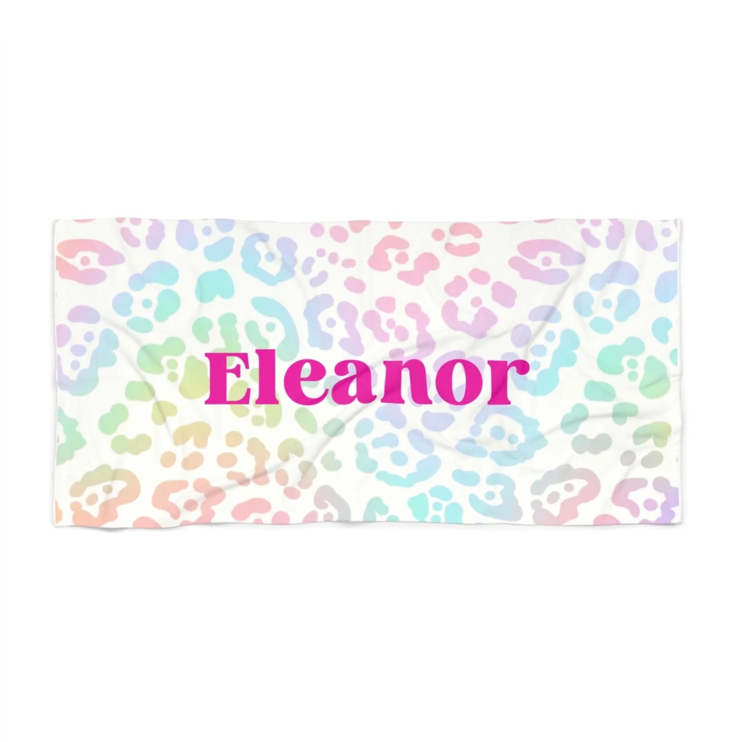Rainbow Leopard Name Blank Texture