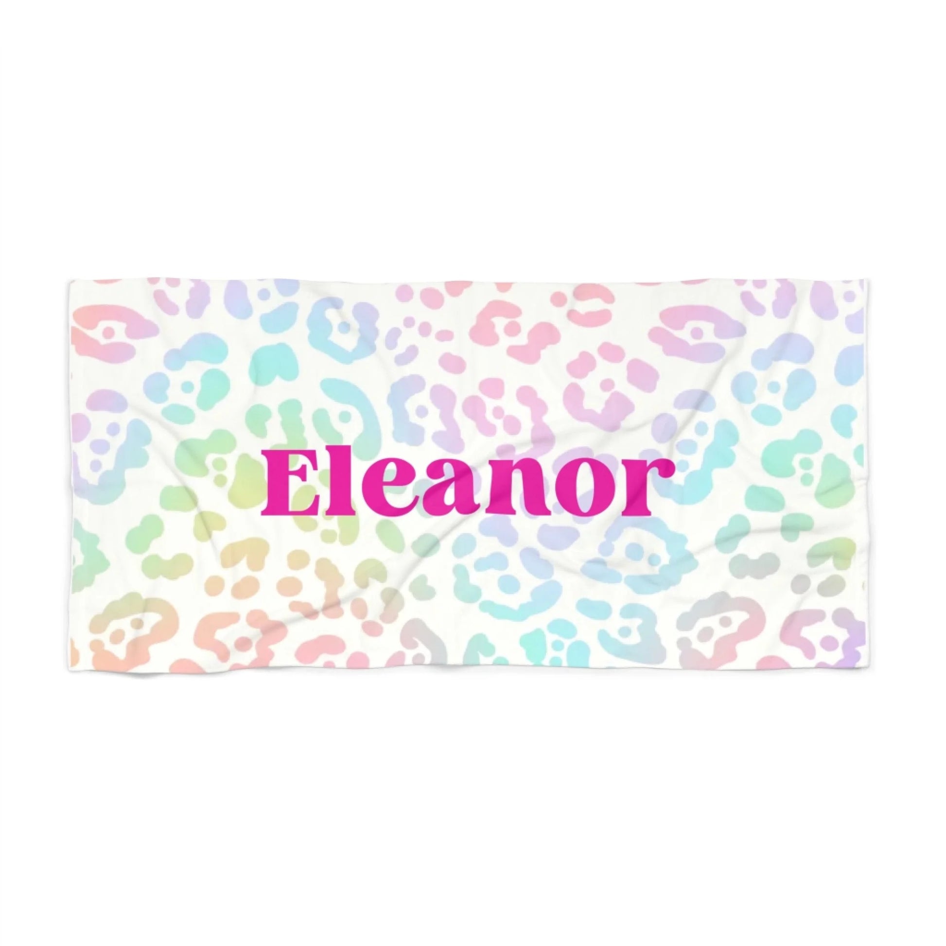 Rainbow Leopard Name Blank Texture