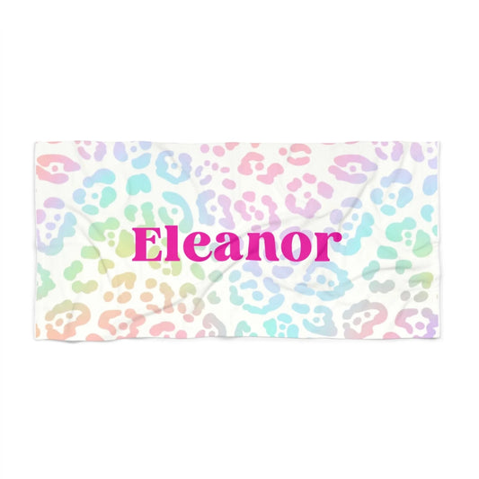 Rainbow Leopard Name Blank Texture