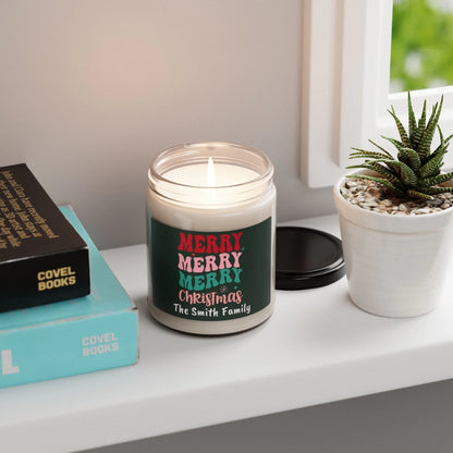 Very Merry Scented Candle Mock Up Personalized Shelf
