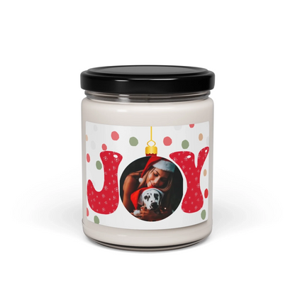 Joy Photo Message Scented Soy Candle - Seamless Candle
