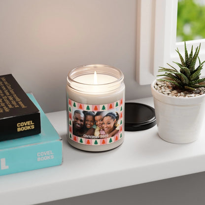Peppermint Tree Photo Scented Soy Candle - Personalized Lifestyle Shelf