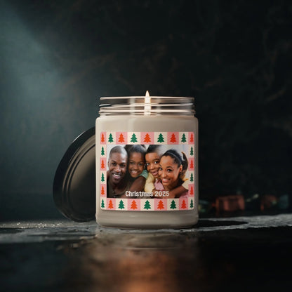 Peppermint Tree Photo Scented Soy Candle - Personalized Lifestyle Moody