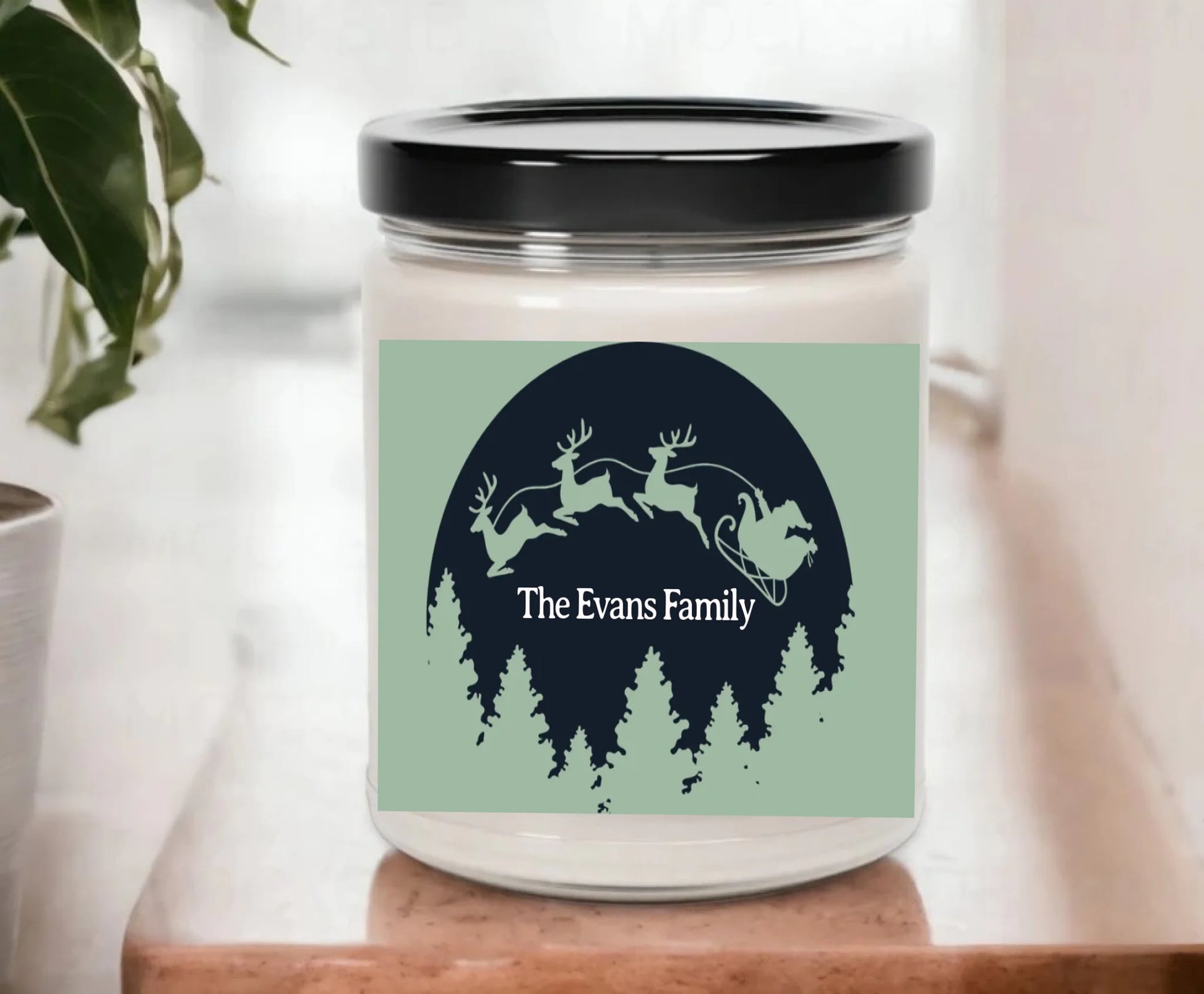 Blank MockUp Candle On Shelf