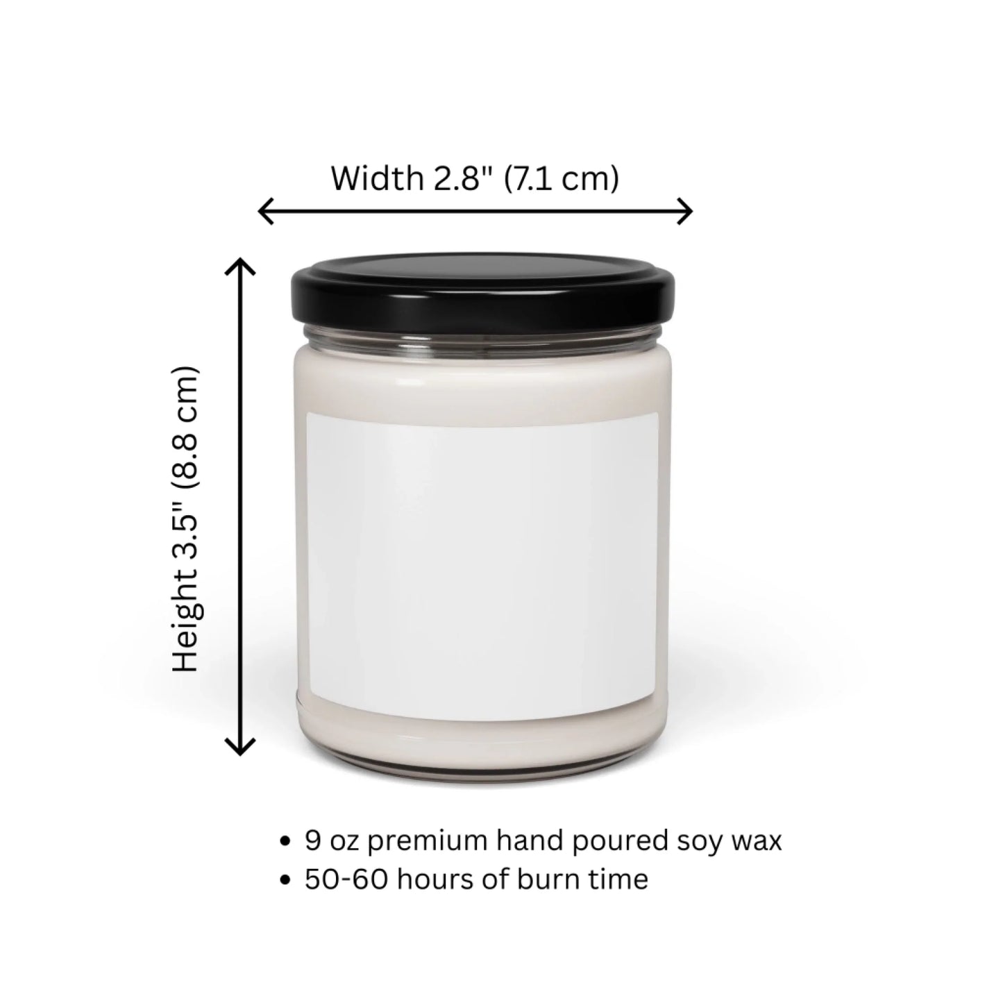 Candle Size and Spec Mock