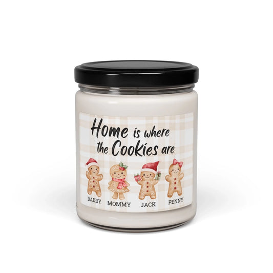 Home Full of Cookies Scented Soy Candle - Personalized Seamless