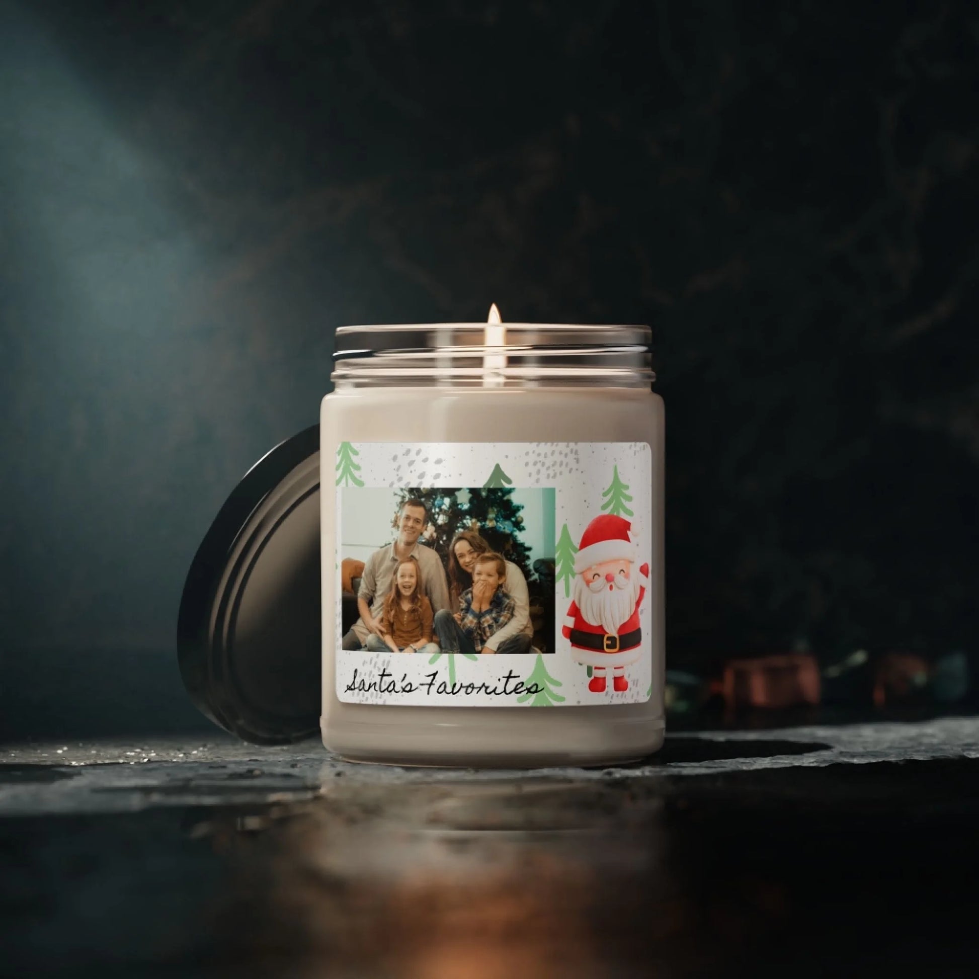 Santa's Favorites Scented Soy Candle - Lifestyle Mood