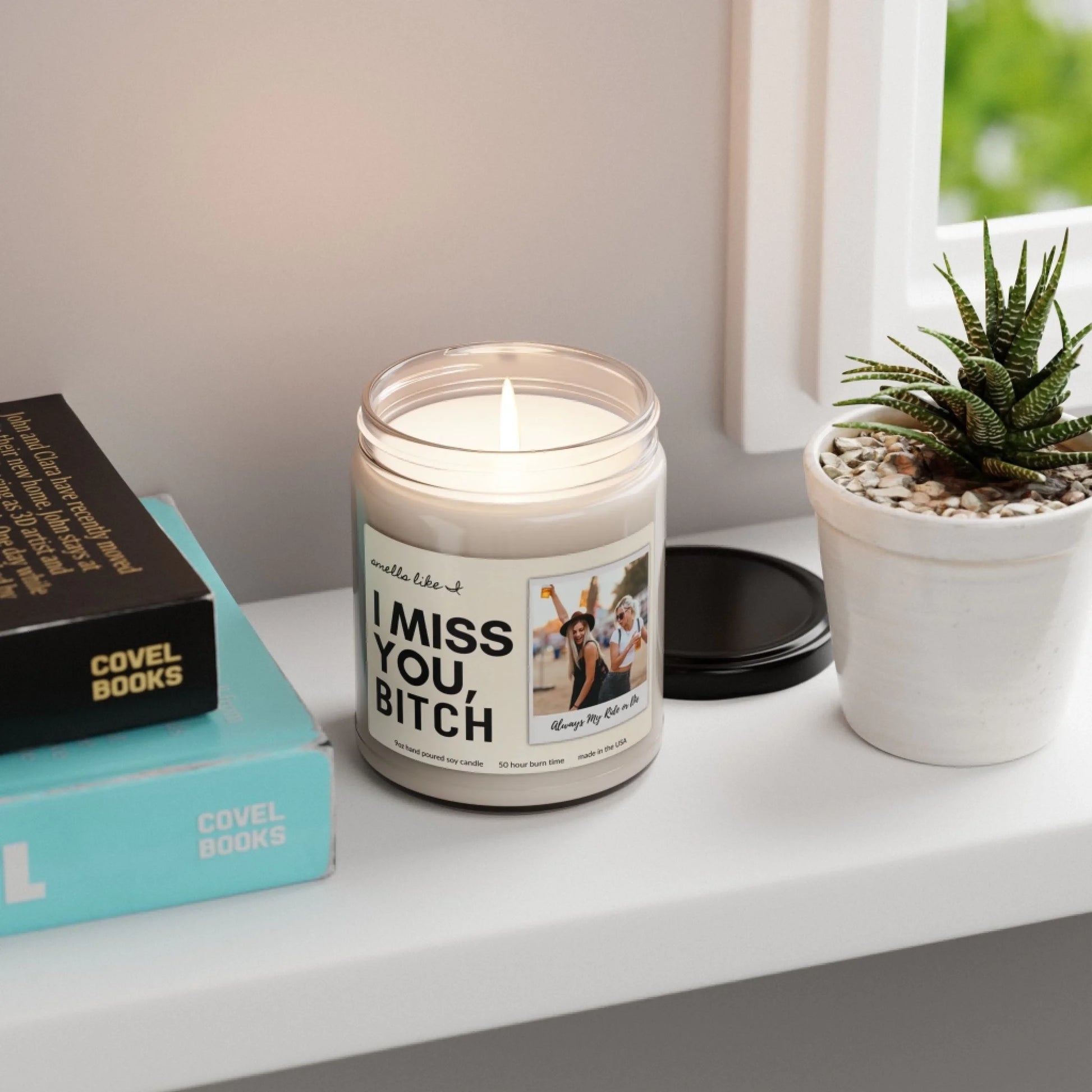 Smells Like I Miss You Scented Soy Candle - Lifestyle Shelf