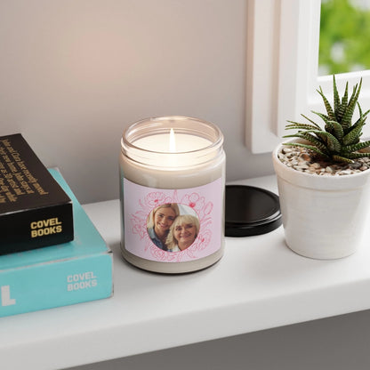Blooms With Love Scented Soy Candle - Shelf Pink