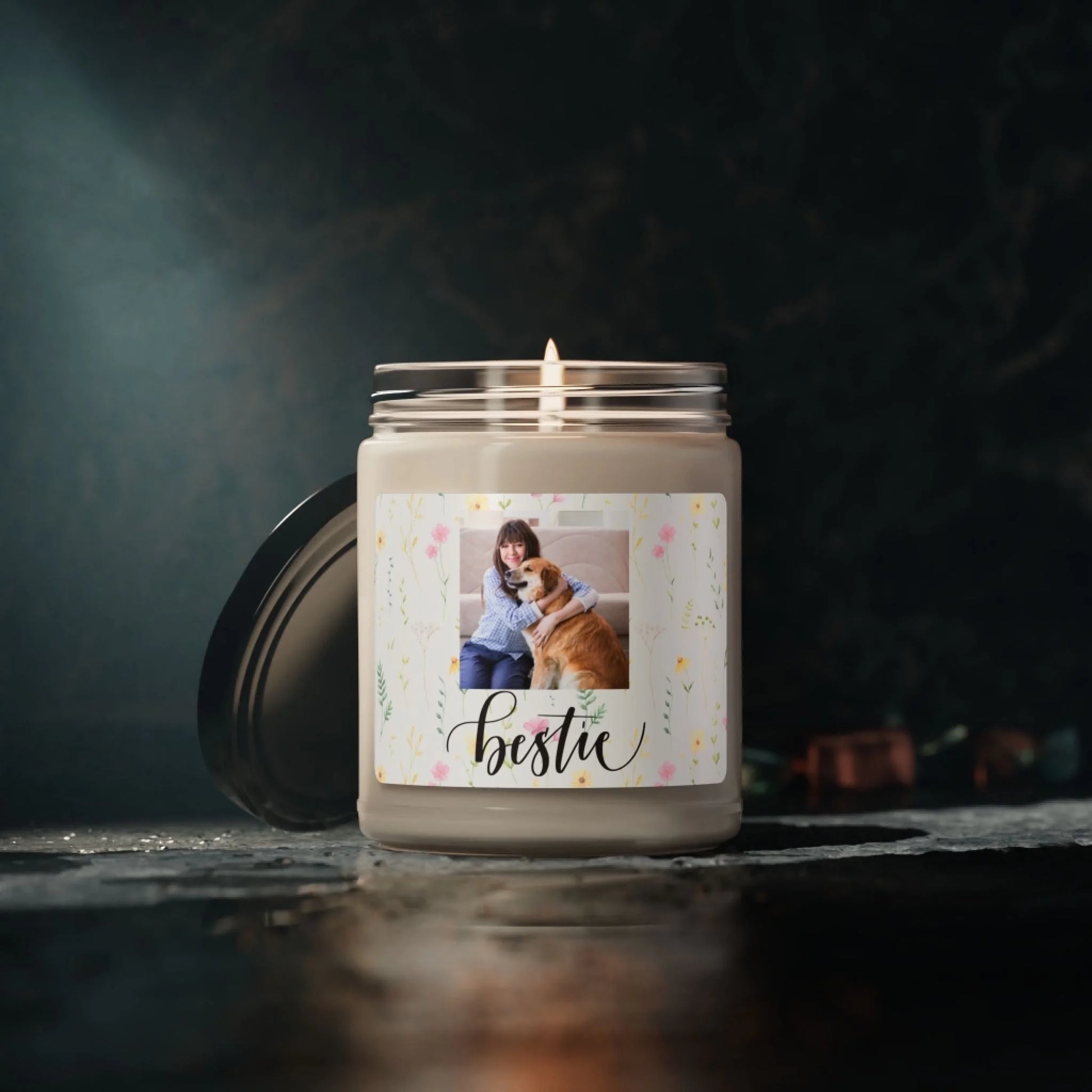 Bestie Photo Scented Soy Candle - Lifestyle Mood Floral 2