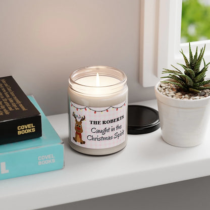 Christmas Spirit Scented Soy Candle - Shelf