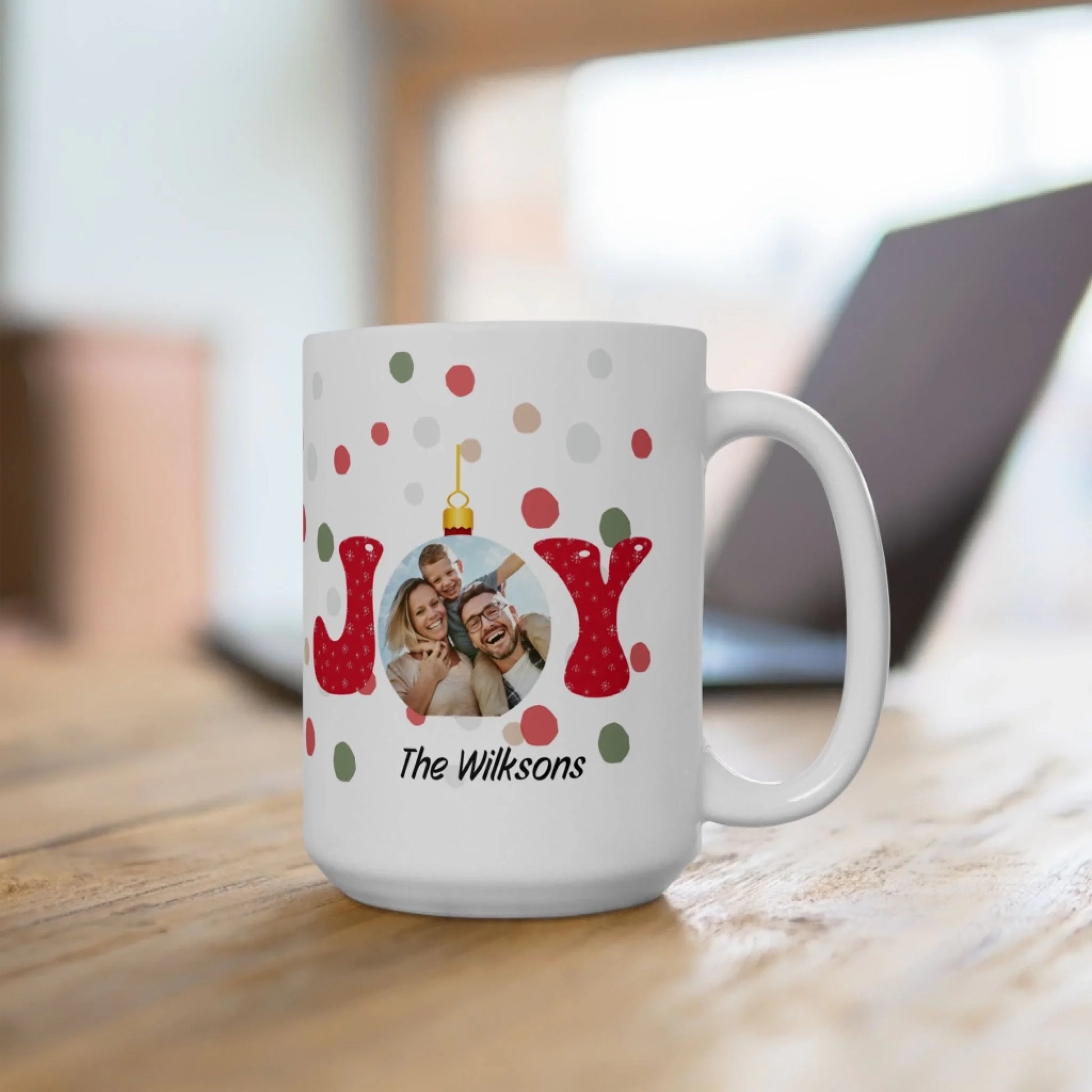 Joy Photo Mug Lifestyle 15oz