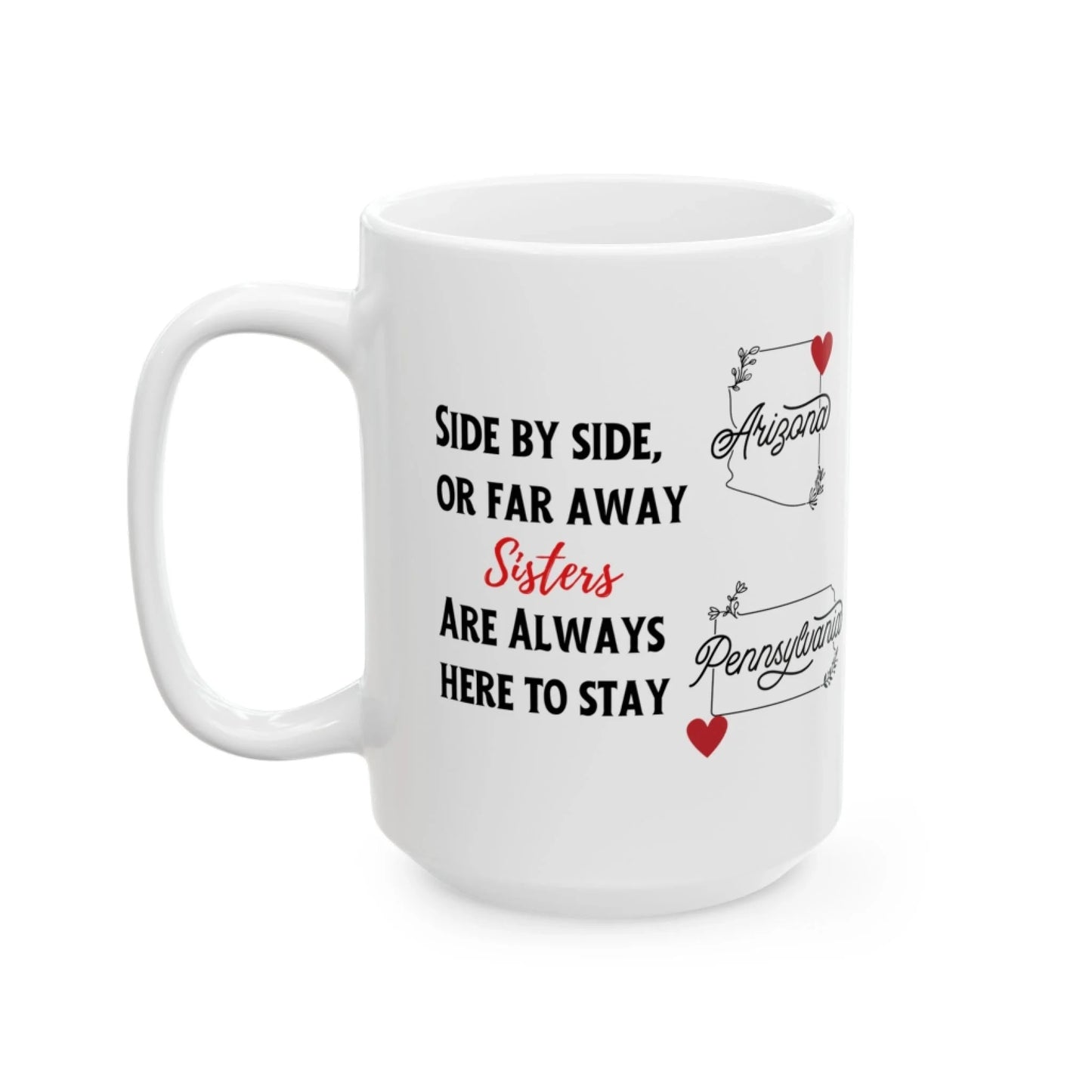 Here to Stay Mug 15oz seamless