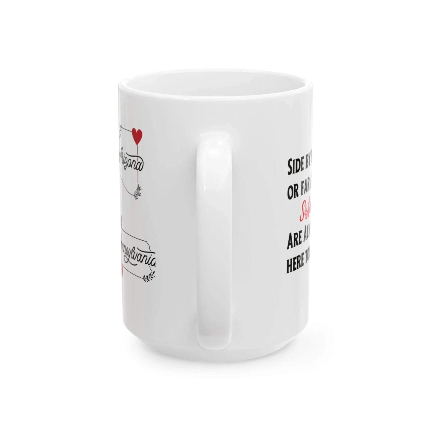 Here to Stay Mug 15oz seamless handle