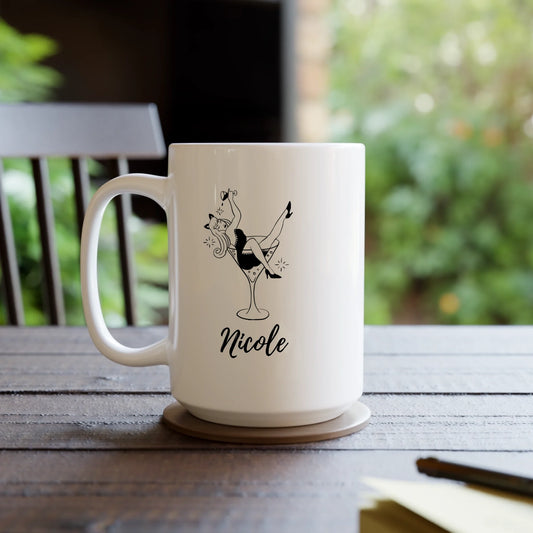 Personalized Girl's Want to Have Fun Mug