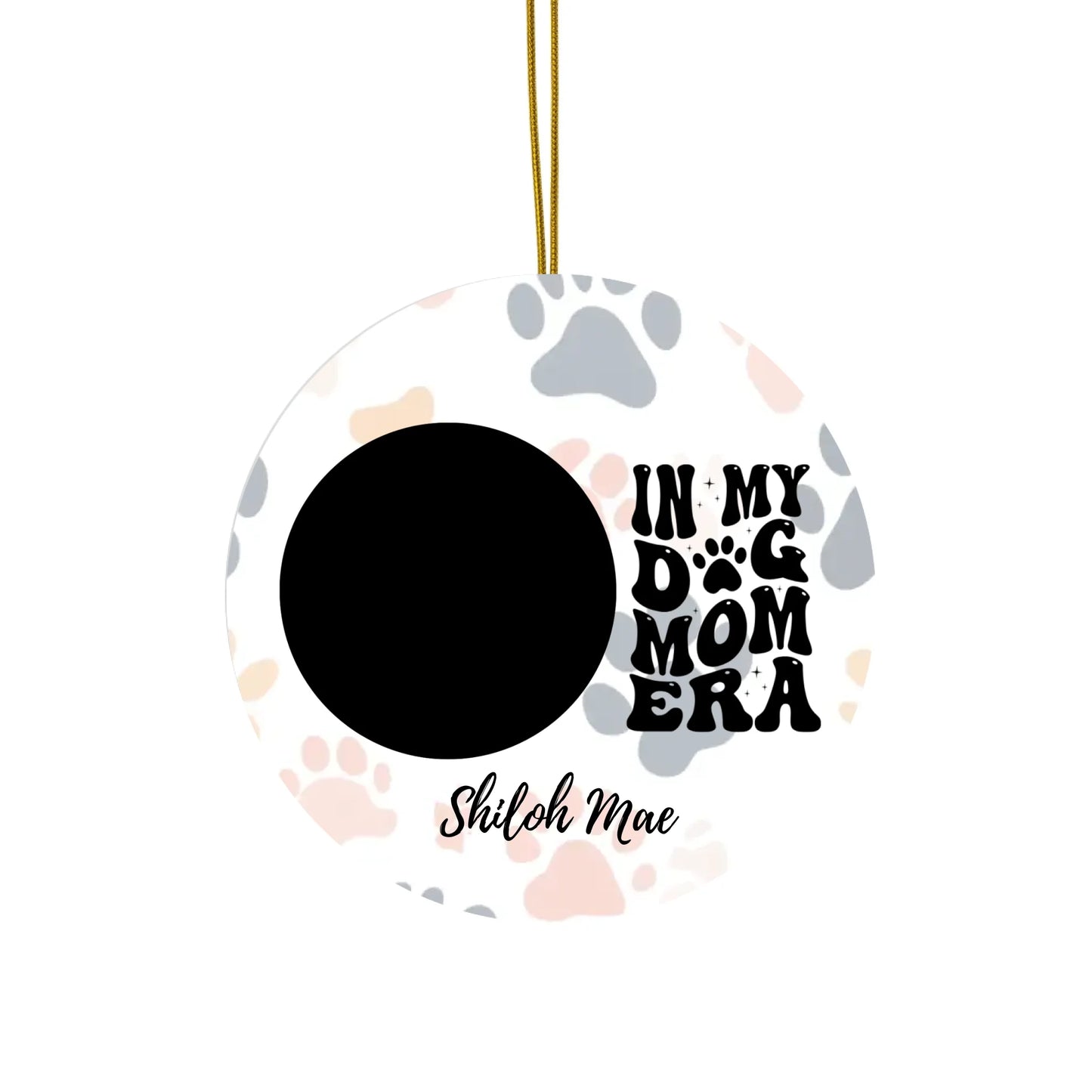 Printify Ceramic Ornaments - Round, Heart, Star, Snowflake