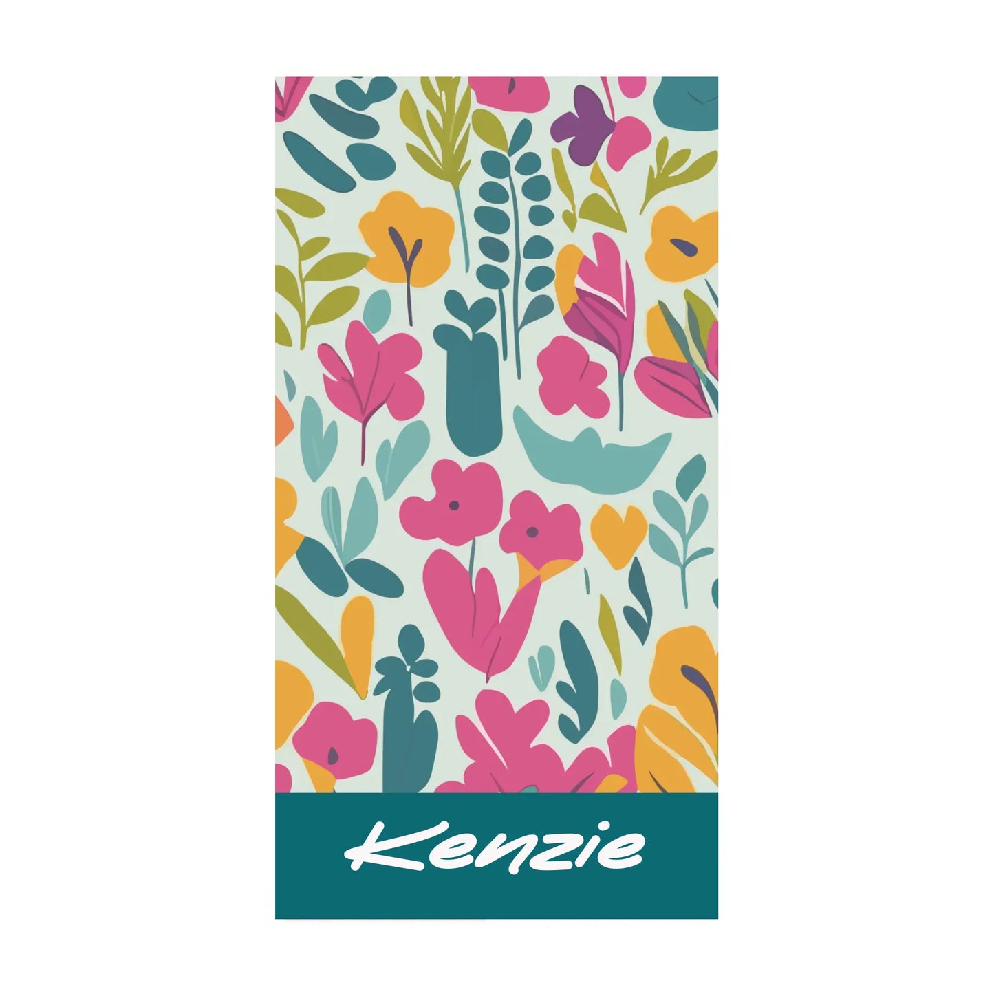 Whimsy Garden Name Towel