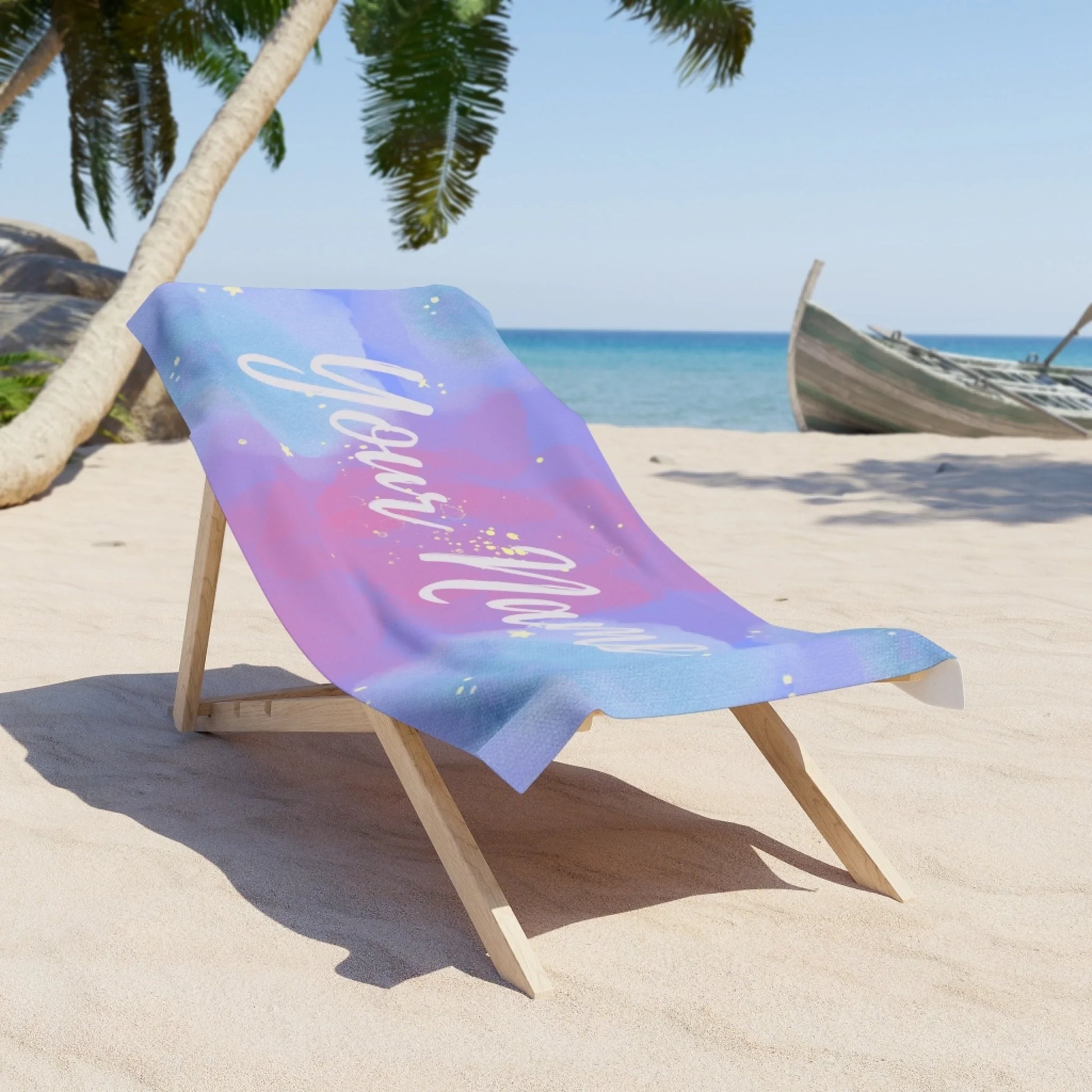 Purple Metallic Background - 60x30 PRINTIFY Textured LIfestyle