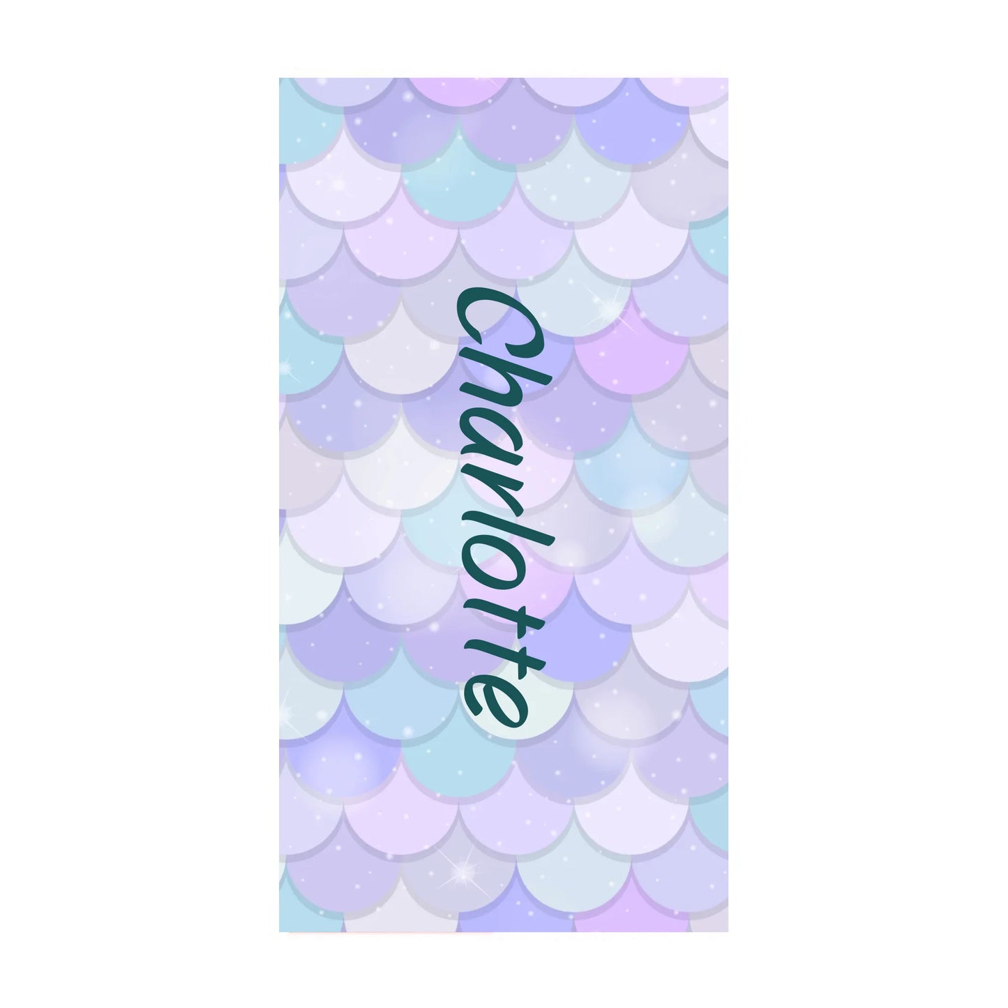 Mermaid Shimmer Name Towel