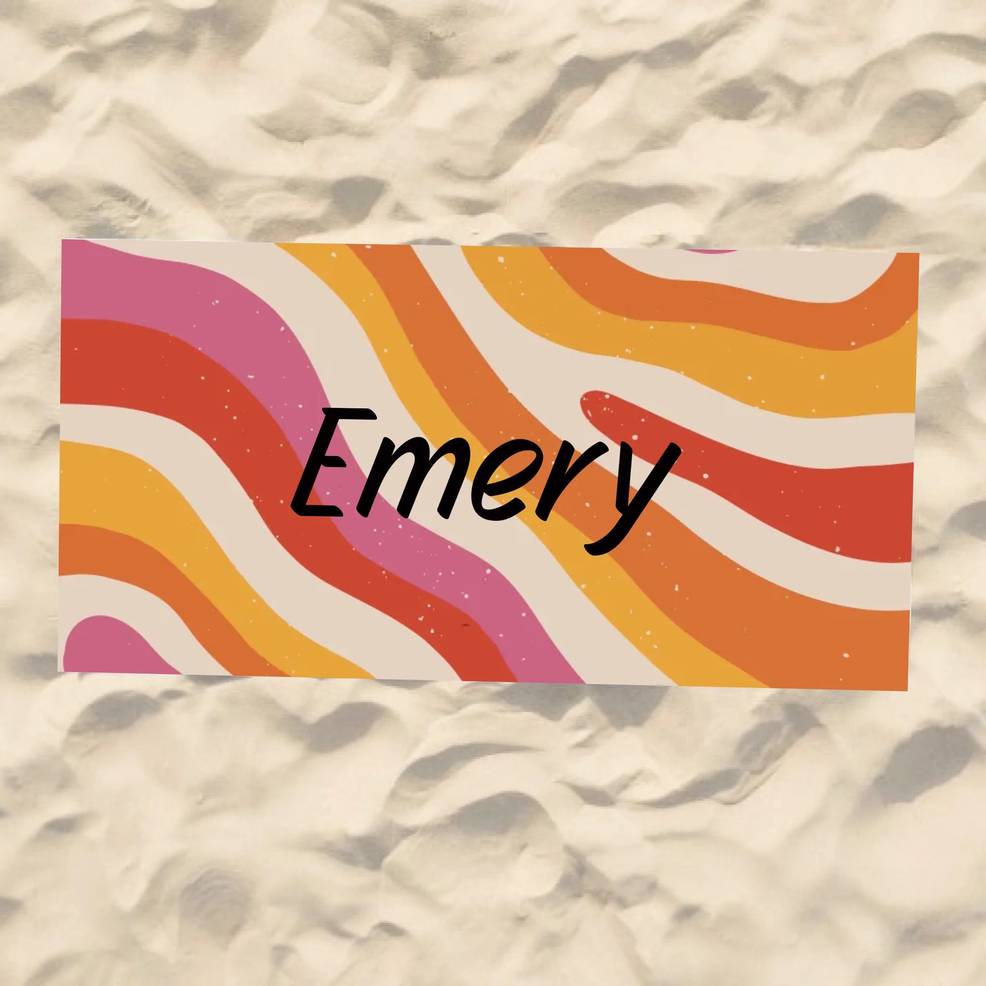 Beach Towel Blank - 30x60 - Horizontal Beach Enviro
