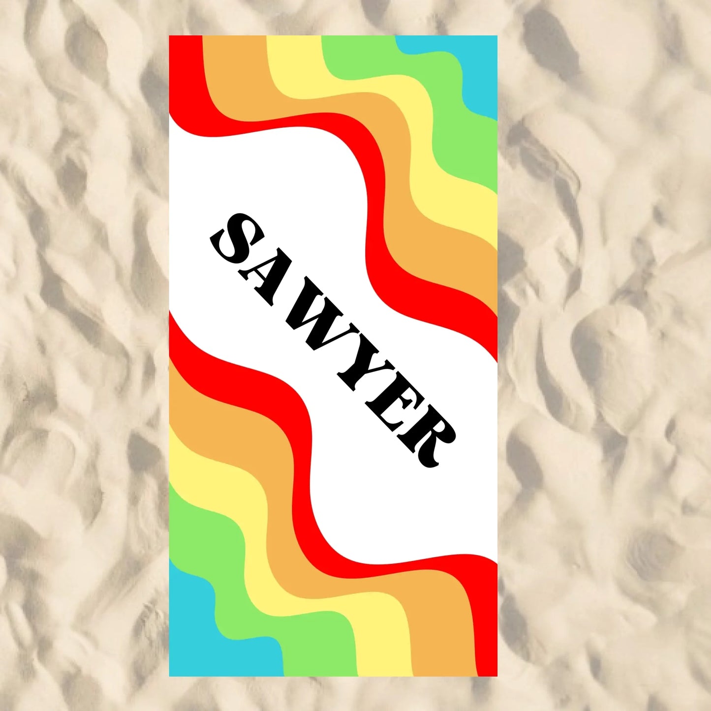Beach Towel Blank - 30x60 - Horizontal Beach Enviro