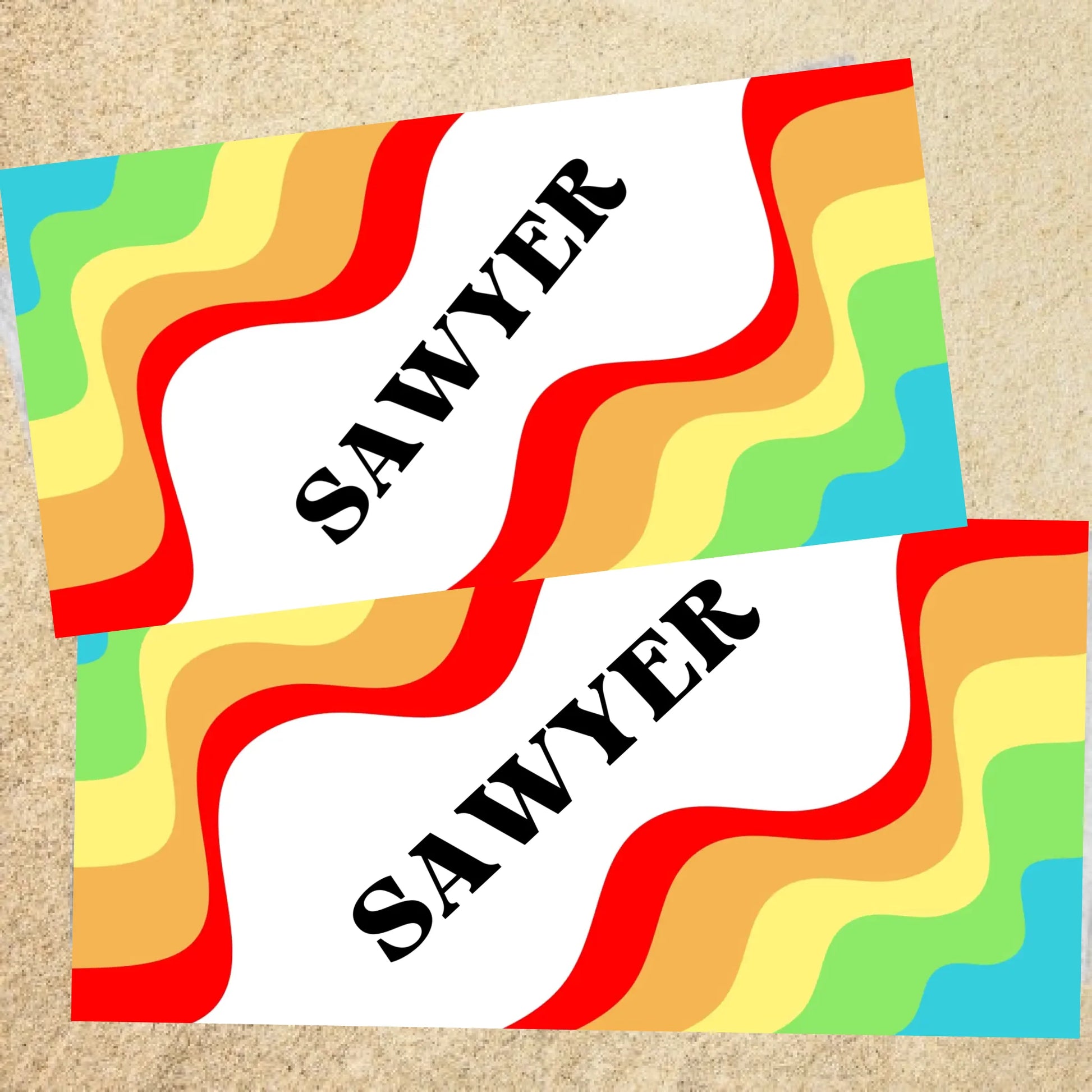 Beach Towel Blank - 30x60 - Horizontal Beach Enviro -2 towels