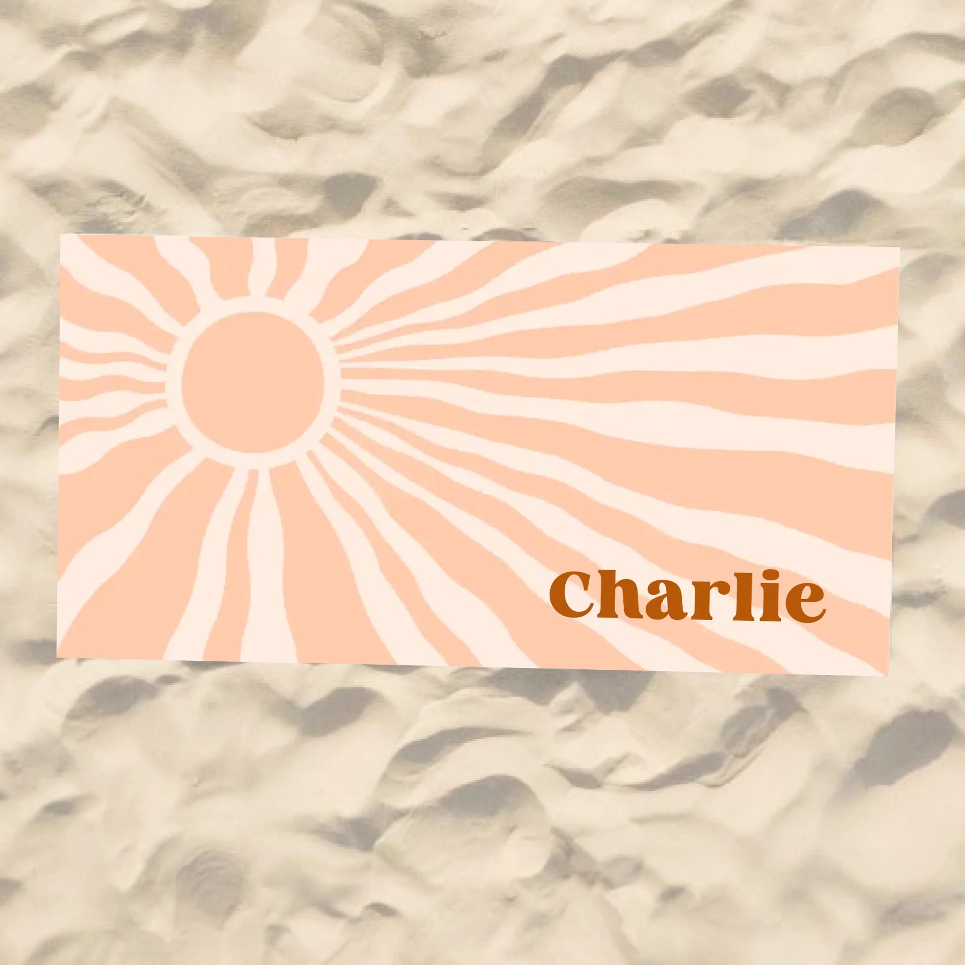 Beach Towel Blank - 30x60 - Horizontal Beach Enviro