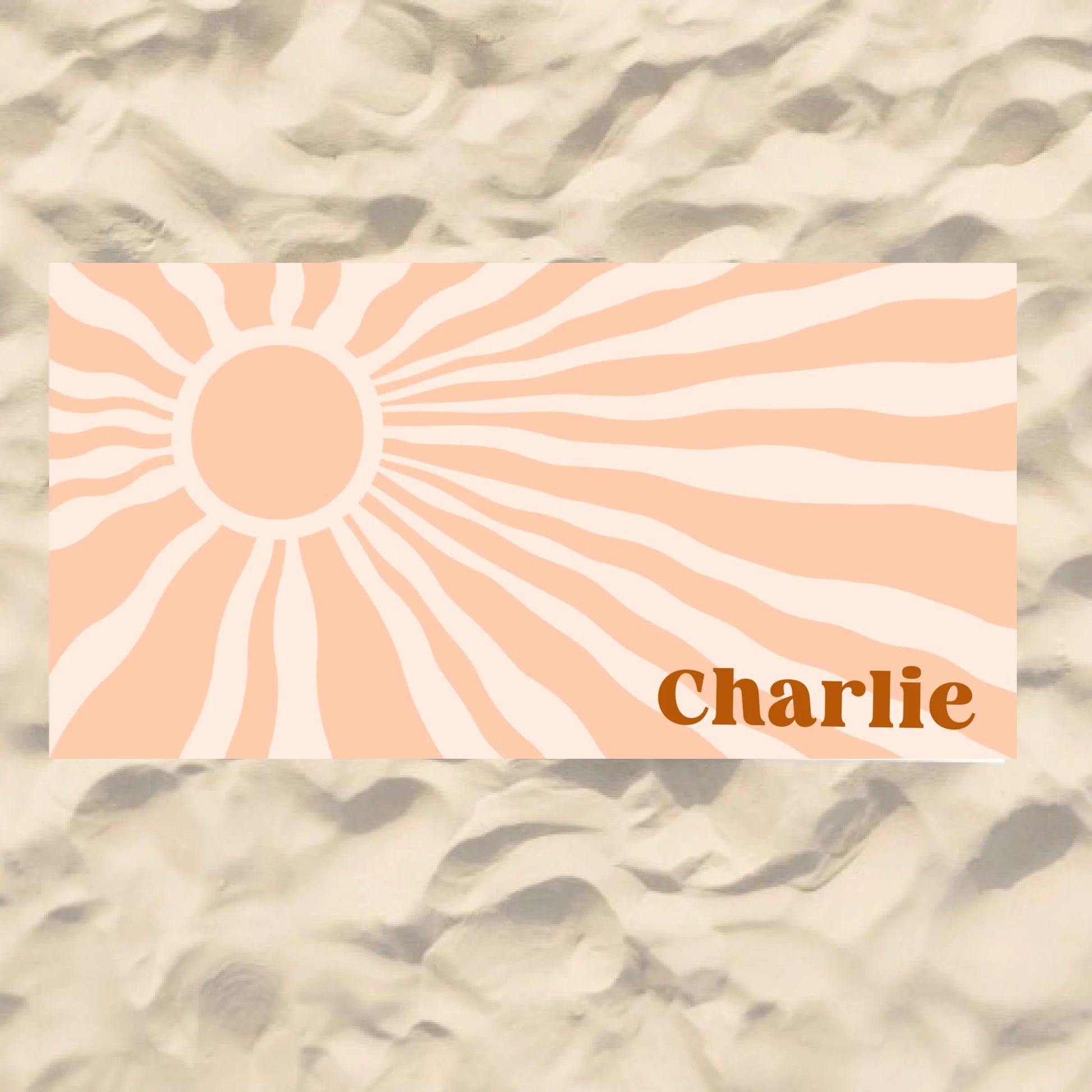 Beach Towel Blank - 30x60 - Horizontal Beach Enviro