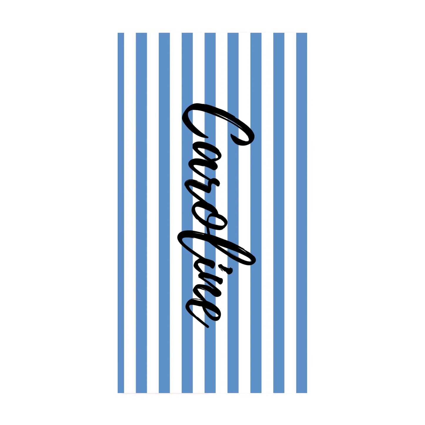 Sophisticated Stripes Name Towel