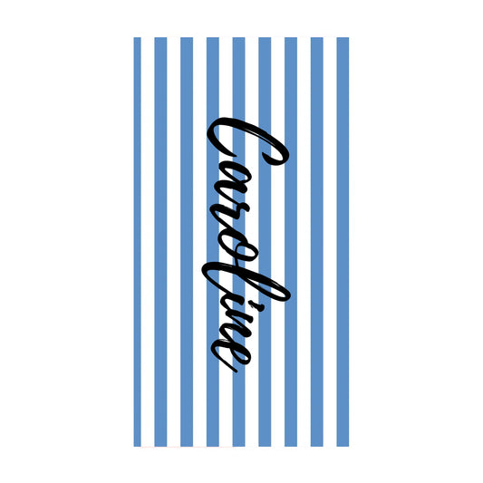 Sophisticated Stripes Name Towel