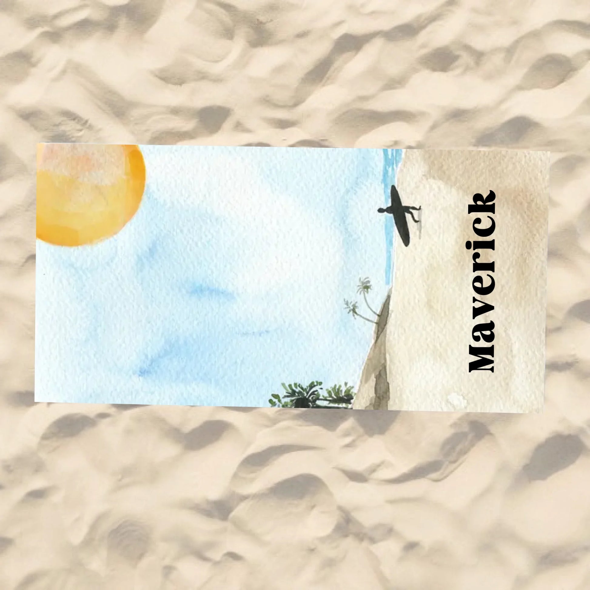 Beach Towel Blank - 30x60 - Horizontal Beach Enviro
