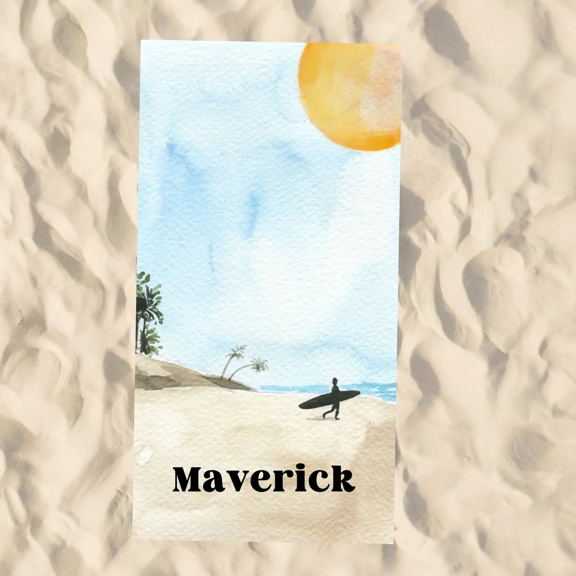 Beach Towel Blank - 30x60 - Horizontal Beach Enviro