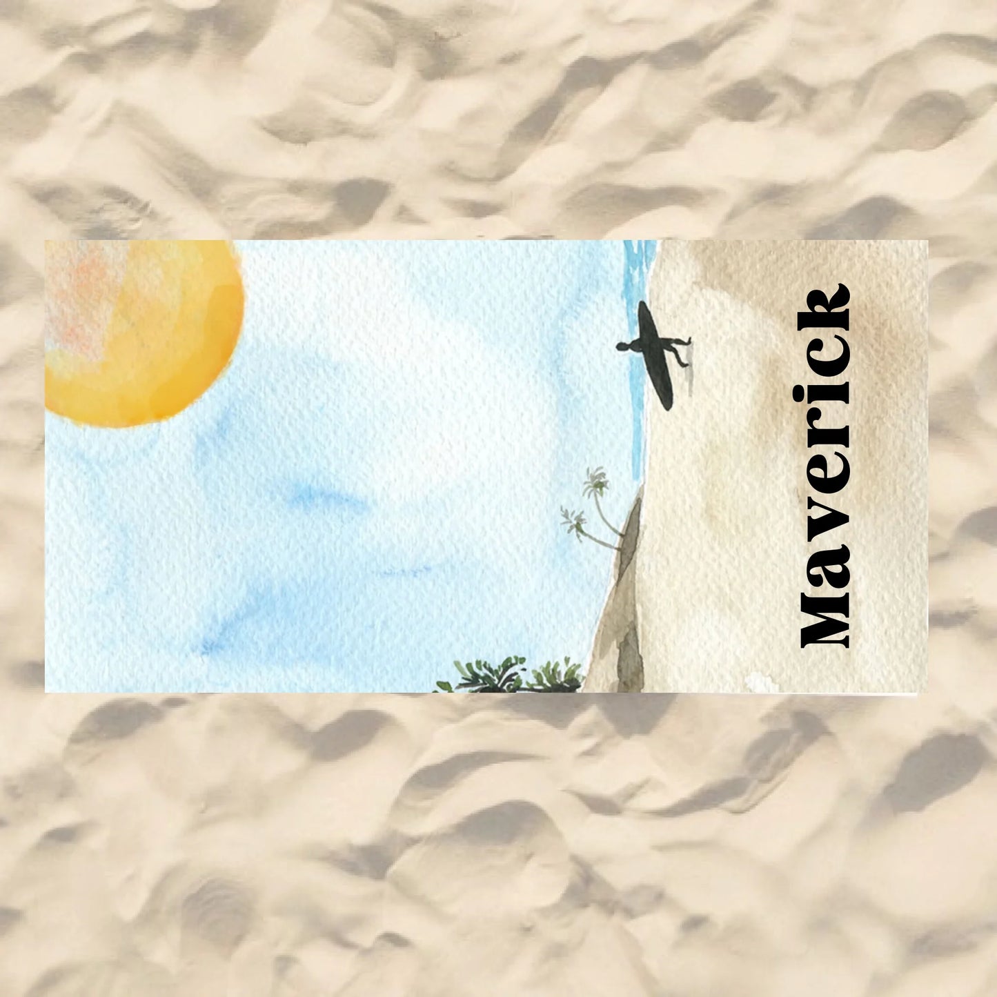 Beach Towel Blank - 30x60 - Horizontal Beach Enviro