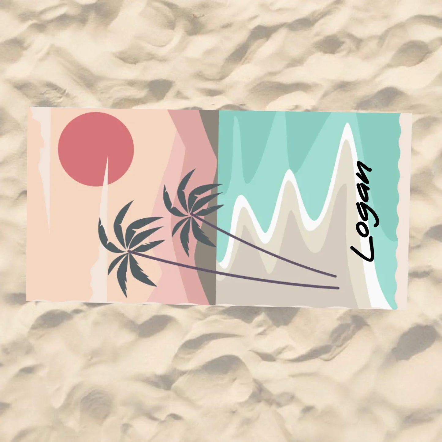 Beach Towel Blank - 30x60 - Horizontal Beach Enviro