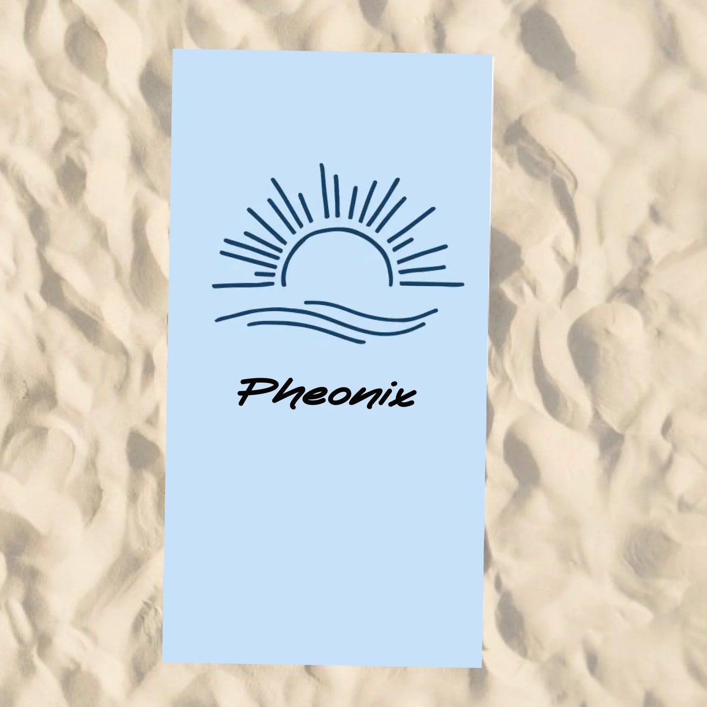 Beach Towel Blank - 30x60 - Horizontal Beach Enviro