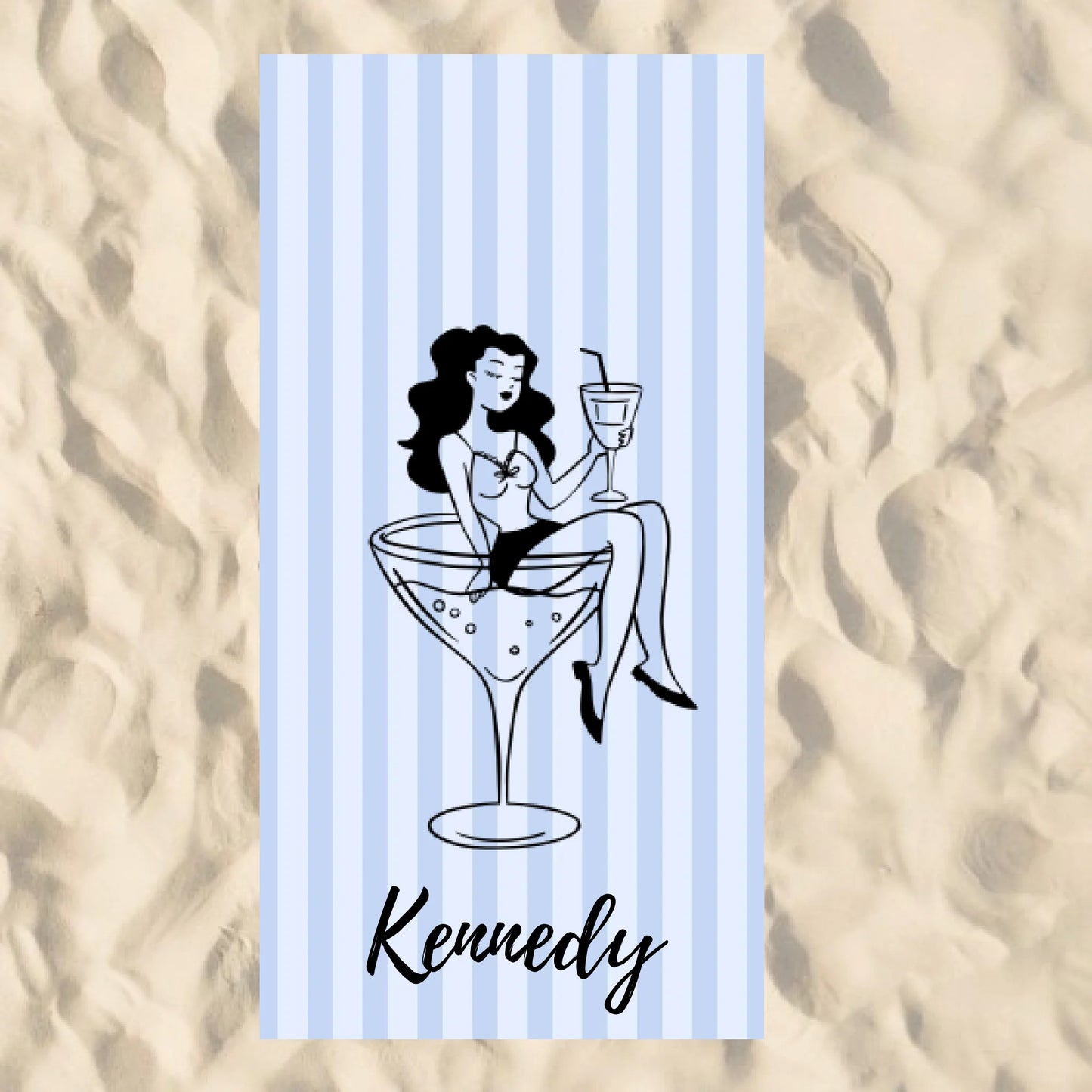 Beach Towel Blank - 30x60 - Horizontal Beach Enviro