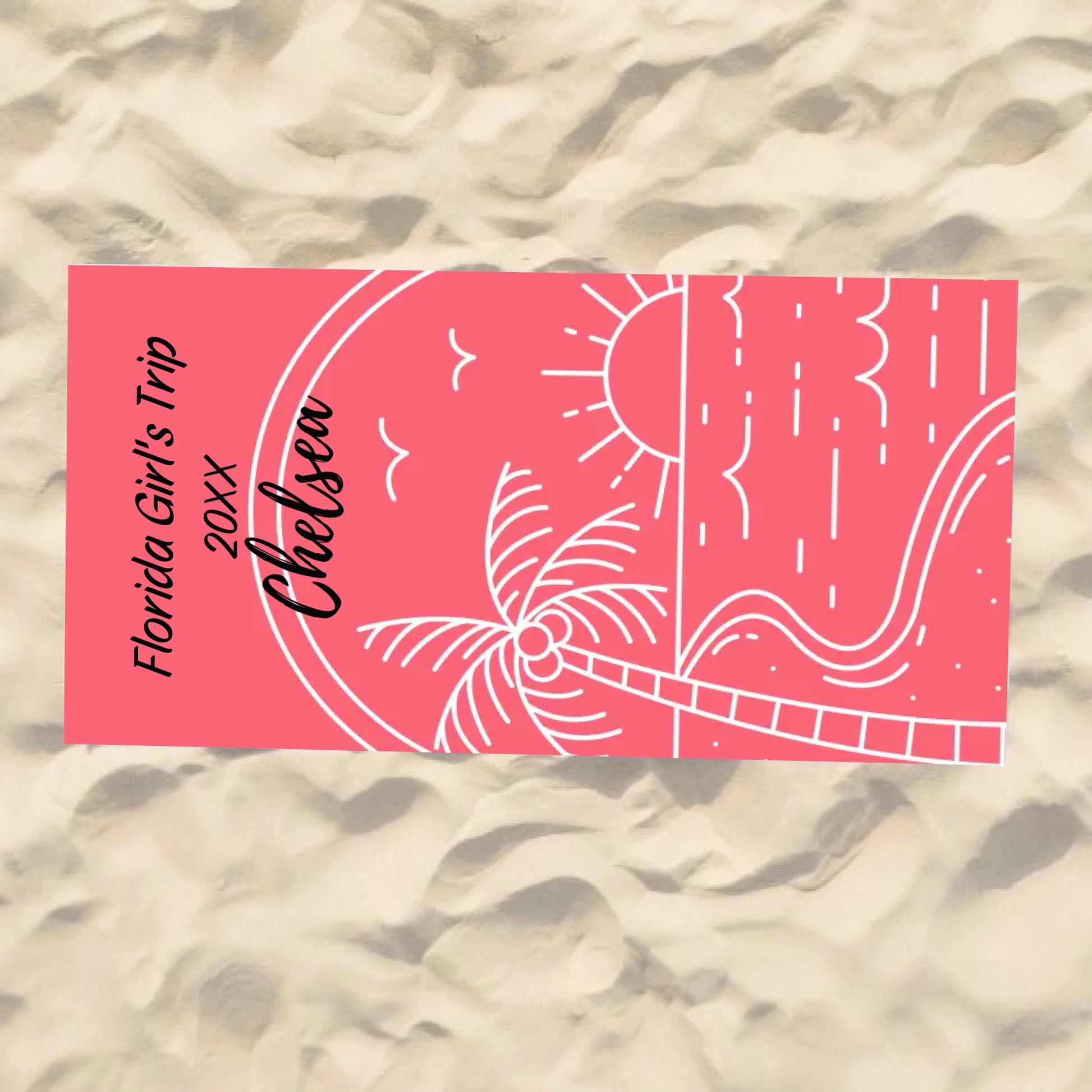 Beach Towel Blank - 30x60 - Horizontal Beach Enviro